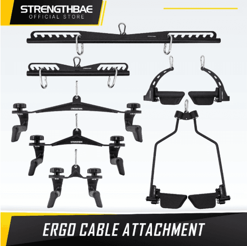 Ergo Cable Attachment Strengthbae – Adjustable Cable Handle System