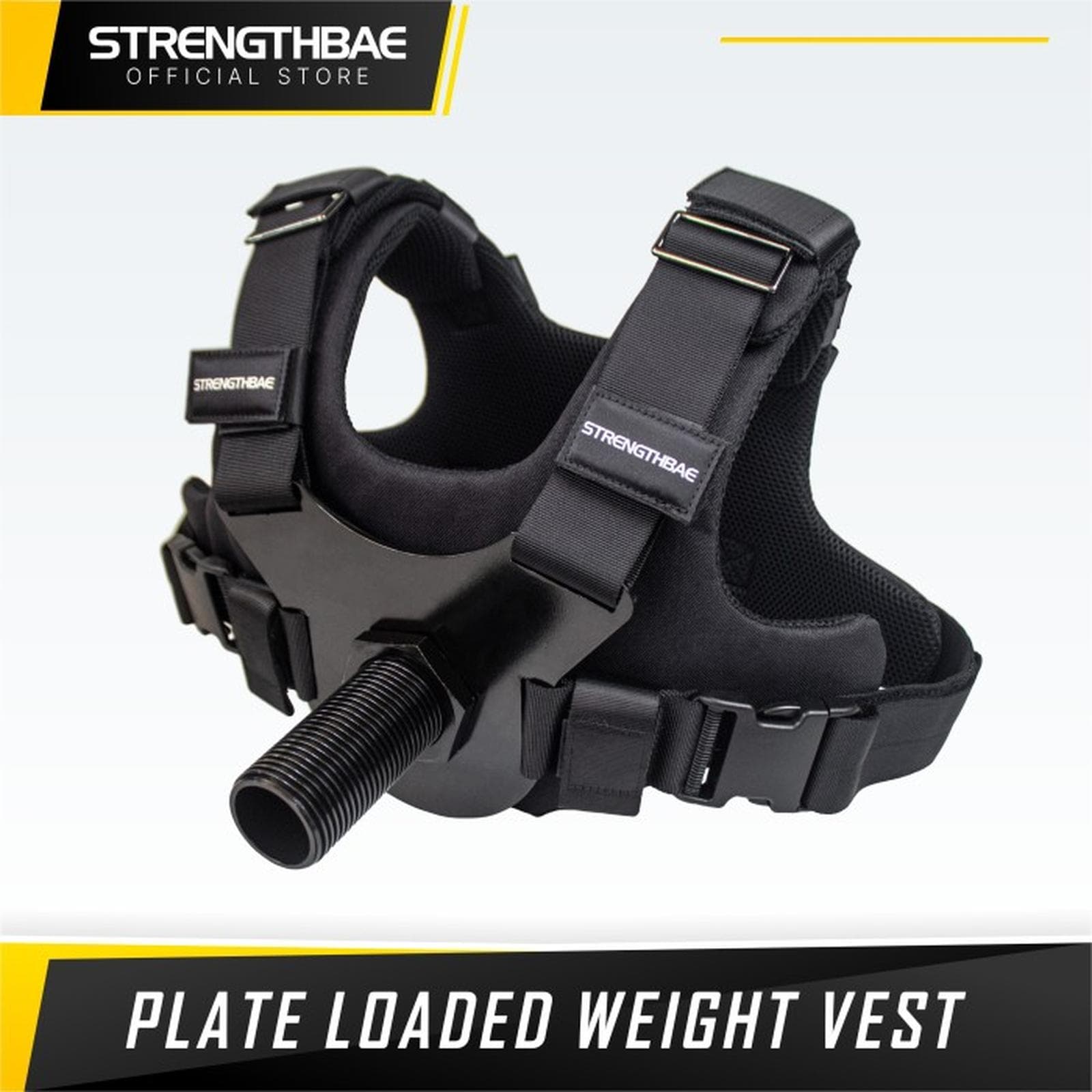 Plate Loaded Weighted Vest Strengthbae – Rompi Beban hingga 80 kg