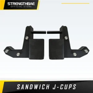 Sandwich J-Cups for Power Rack